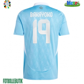 Belgien Johan Bakayoko #19 Bortatröja EM 2024 Kortärmad
